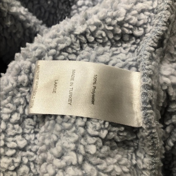 IRelax Unisex Light Blue Hooded Robe Sz Lg - Picture 11 of 11